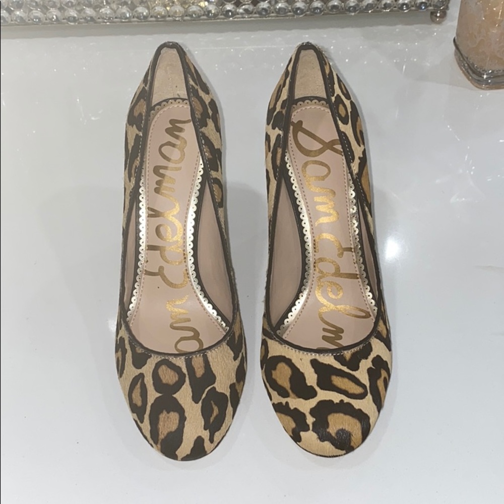 Sam Edelman calf hair pumps